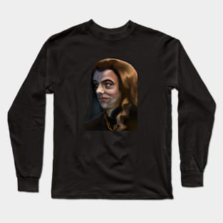 Oil pastel portrait Long Sleeve T-Shirt